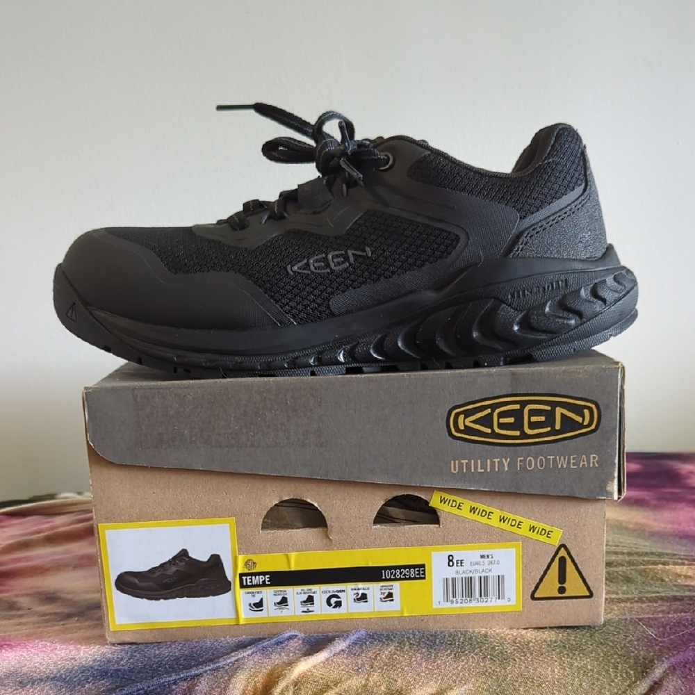 KEEN Utility Work Footwear Tempe sz 8 WIDE
